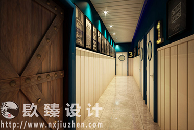 銀川燒烤店裝修設(shè)計(jì)|镹臻裝飾之海馬軒燒烤店