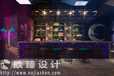 銀川燒烤店裝修設(shè)計(jì)|镹臻裝飾之海馬軒燒烤店