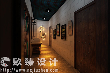 銀川燒烤店裝修設(shè)計(jì)|镹臻裝飾之海馬軒燒烤店