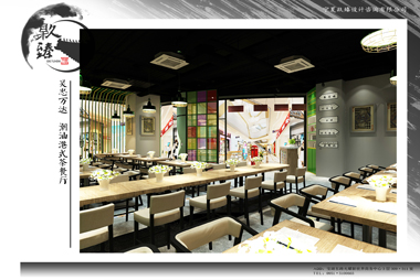 吳忠餐廳裝修設(shè)計|镹臻裝飾,最有味道的潮汕港式茶餐廳