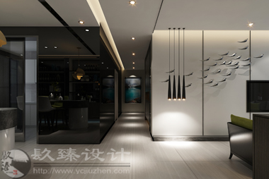 銀川別墅裝修設(shè)計(jì)|镹臻裝飾|復(fù)合元素雅致家裝之璽云臺(tái)現(xiàn)代風(fēng)