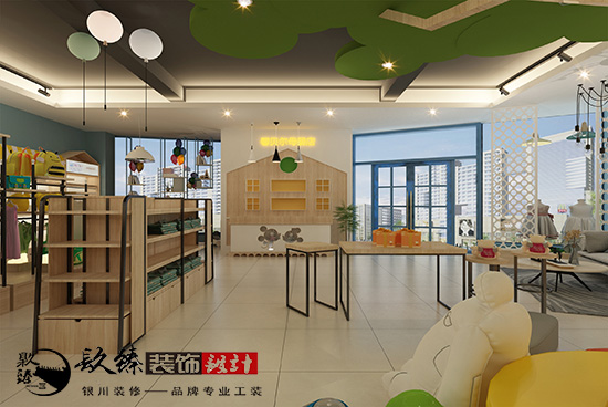 奇妙的童話之旅，銀川母嬰店裝修設(shè)計(jì)案例分享 