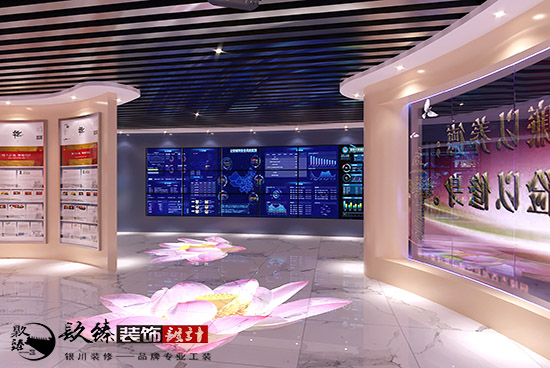 銀川展廳裝修|內(nèi)蒙古阿拉善黨風(fēng)廉政展廳裝修設(shè)計(jì)案例賞析
