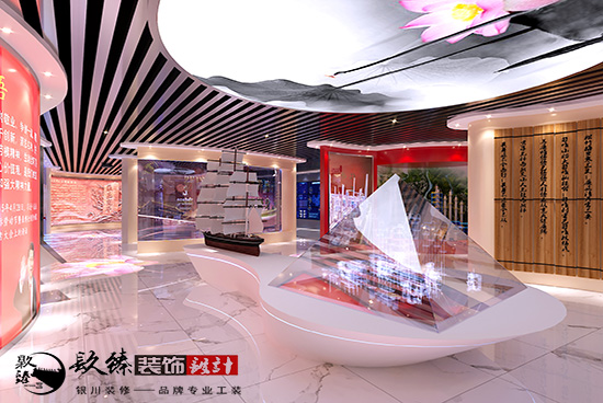 銀川展廳裝修|內(nèi)蒙古阿拉善黨風(fēng)廉政展廳裝修設(shè)計(jì)案例賞析