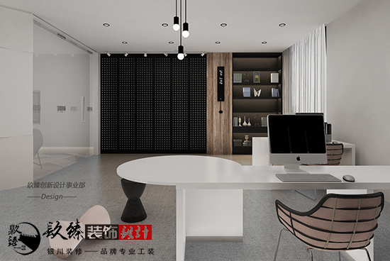 辦公室裝修設(shè)計(jì)里的經(jīng)典，永恒的黑白配 