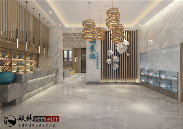 納家樓|中式淡雅風(fēng)銀川餐廳裝修設(shè)計(jì)|镹臻裝飾 
