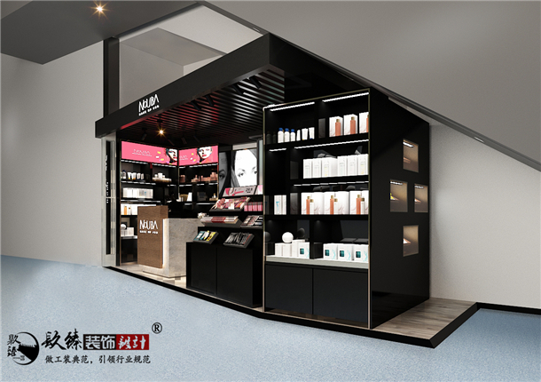 NOUBA化妝品店裝修設(shè)計(jì)|銀川化妝品店裝修設(shè)計(jì)|镹臻裝飾