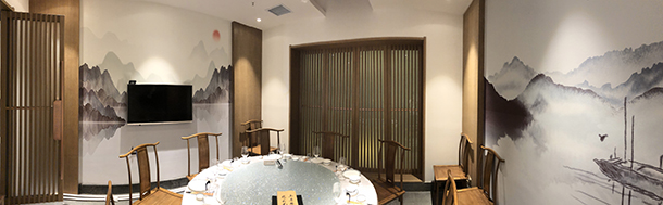 玉景樓園林私廚|銀川餐廳裝修設(shè)計|猶如走進(jìn)畫里般的唯美