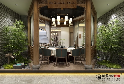 銀川中餐廳裝修設(shè)計效果圖|镹臻設(shè)計