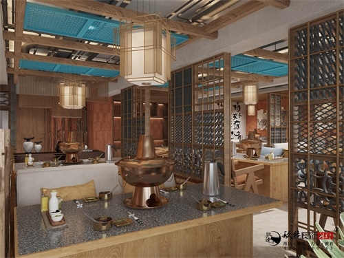銀川火鍋店裝修設(shè)計(jì)效果圖|镹臻設(shè)計(jì)