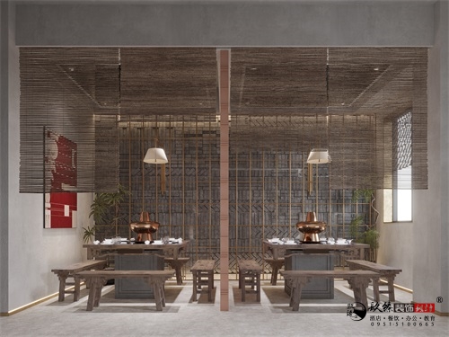 銀川火鍋店裝修設(shè)計(jì)效果圖|镹臻設(shè)計(jì)
